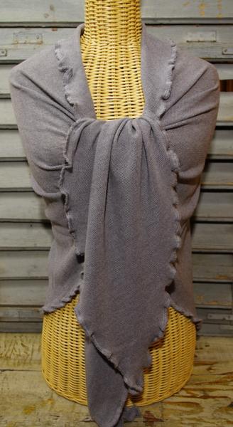 Dreiecktuch Gina grau von invero merino